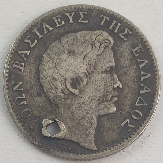 Greece -  Half Drachma 1834, Otto, Silver