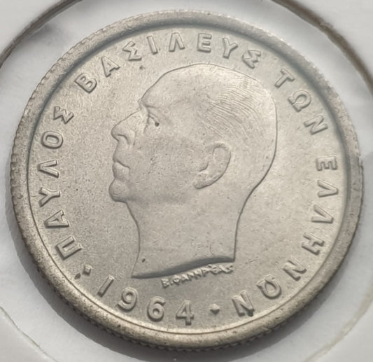 Greece - 50 Lepta 1964, Paul I, UNC